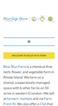Mobile Screenshot of blueskysfarm.com
