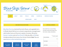 Tablet Screenshot of blueskysfarm.com